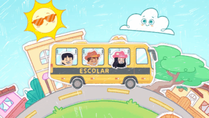 Desenho eu vou para escola