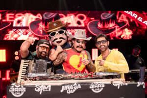 Cesar e Alessandro com Jiraya Uai