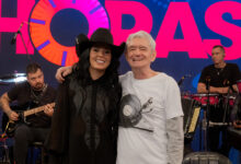 Ana Castela e Serginho Groisman no Altas Horas