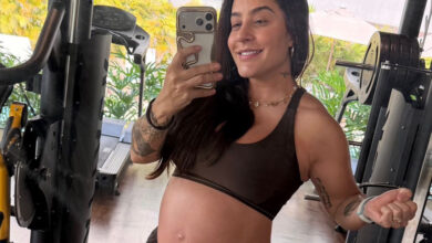 Lauana Prado rotina de treinos durante a gravidez 1