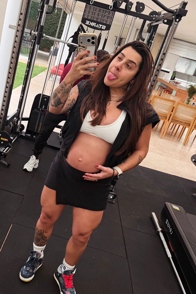 Lauana Prado repercute nas redes ao mostrar rotina de treinos durante a gravidez 3 Lauana Prado rotina de treinos durante a gravidez 2 1