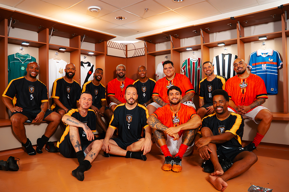 Pagode e futebol entram em campo em "Investigador", feat. do Turma do Pagode com Menos é Mais 1 DSC08940