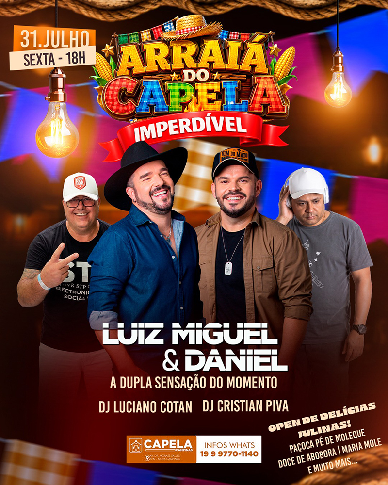 Banner Arraia do Capela