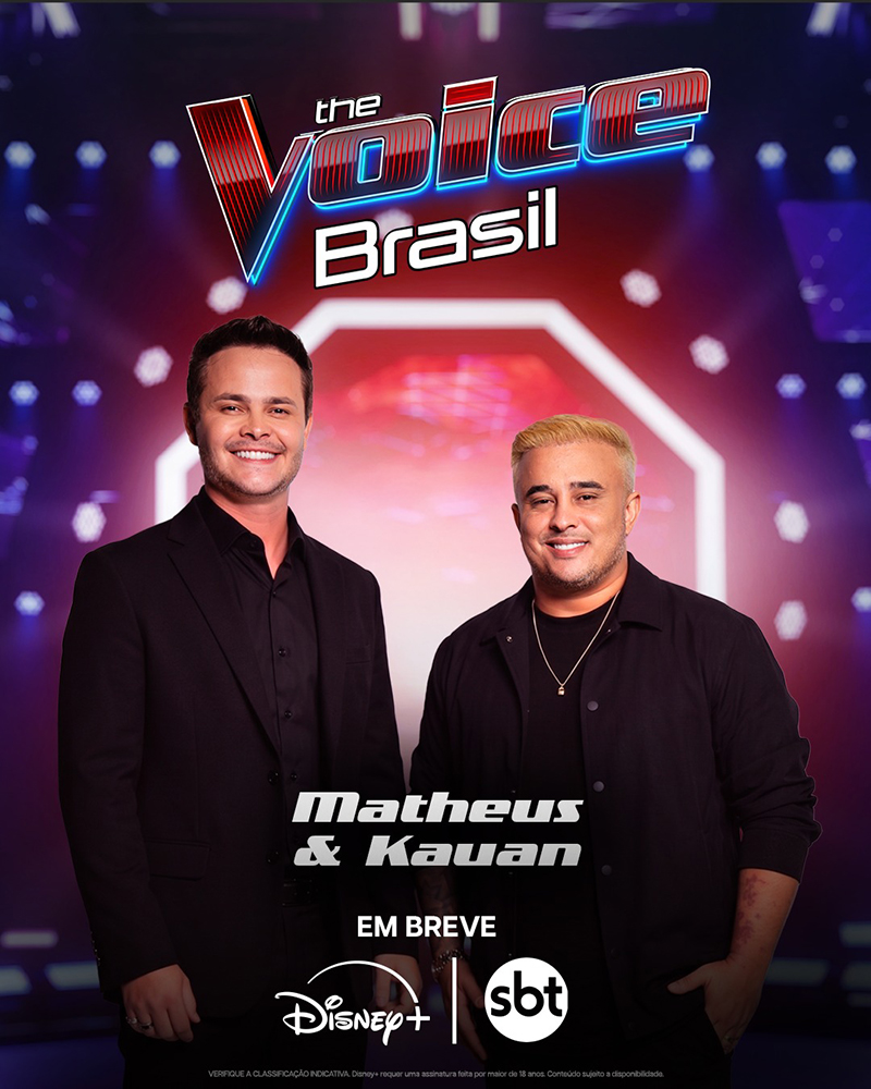 Matheus e Kauan são confirmados como técnicos do The Voice Brasil pelo segundo ano consecutivo 4 FLYER 1