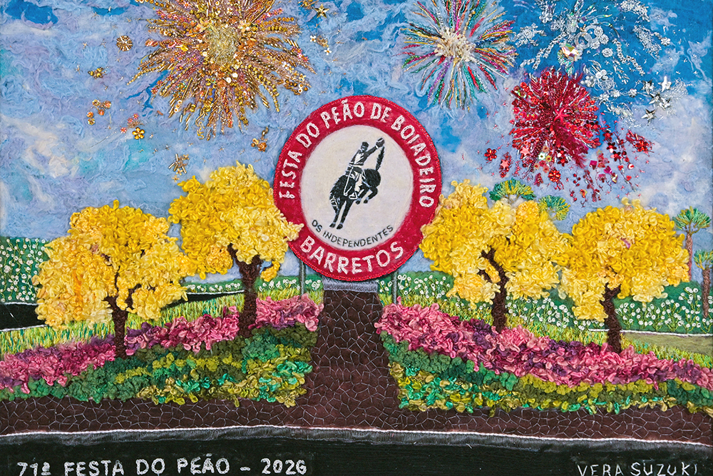 Cartaz oficial da 71ª Festa do Peão de Barretos homenageia a memória e a tradição em obra de Vera Suzuki 2 cad5b907565b93b8ae58492d64b8e0b9