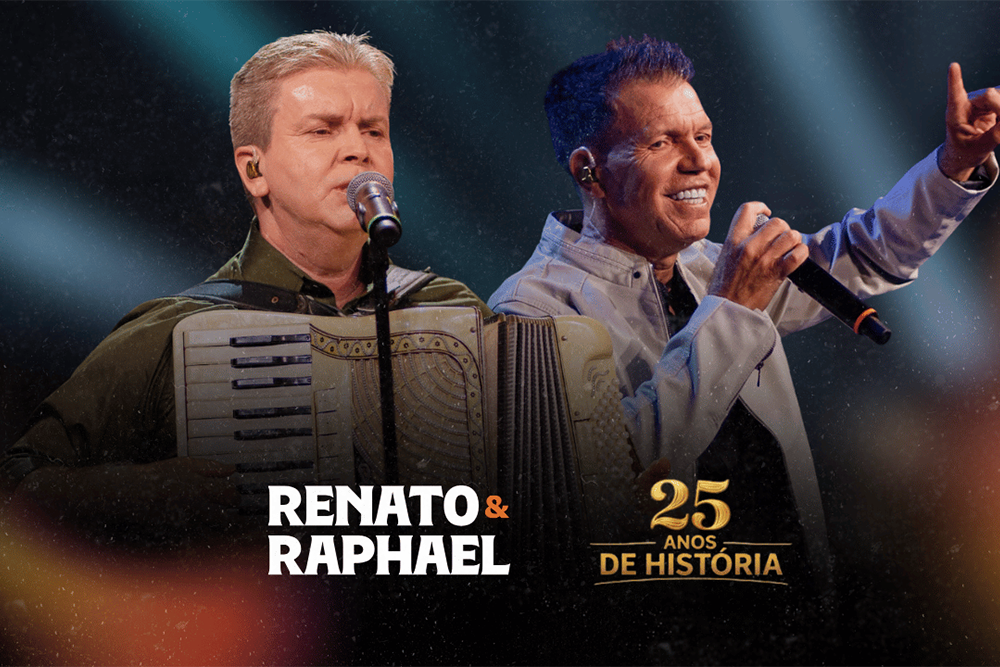Renato & Raphael resgatam clássicos da carreira em novo lançamento do DVD "25 Anos" 1 image