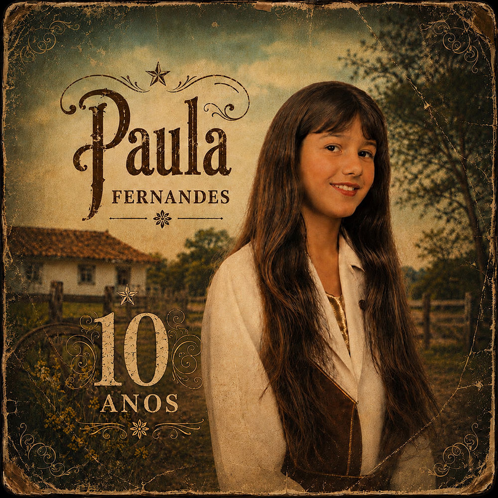 Paula Fernandes resgata gravações inéditas da infância e adolescência em comemoração ao projeto "30 & Poucos Anos" 1 Capa Paula Fernandes 10 anos copy