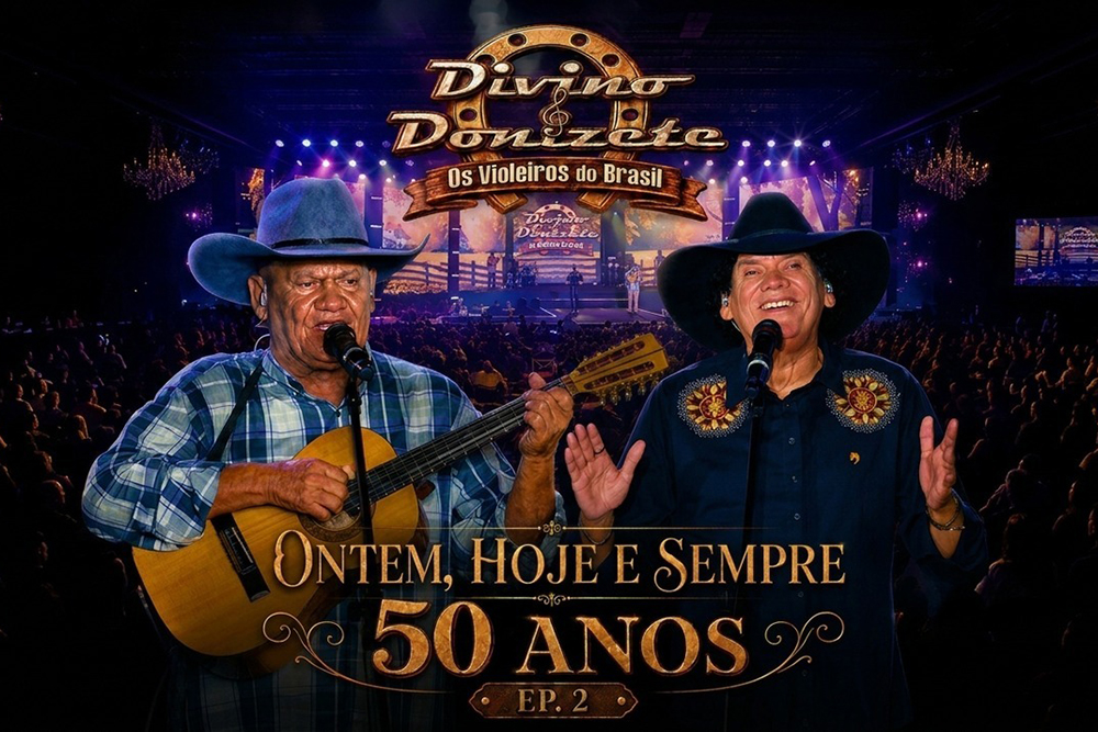 Divino & Donizete lançam "EP 2" do projeto “Ontem. Hoje e Sempre! 50 Anos” e celebram a tradição caipira 1 Divino e Donizete EP 2
